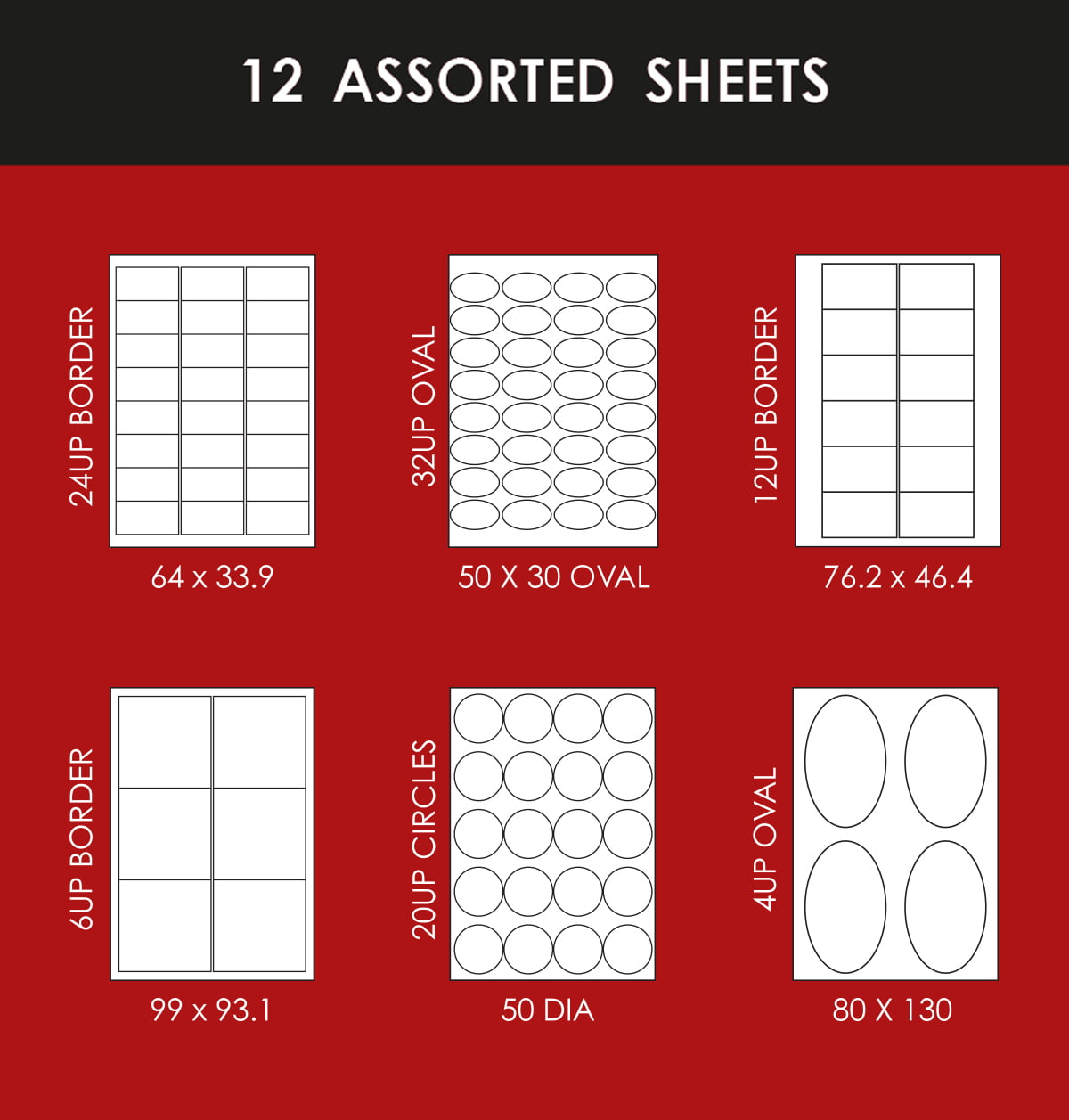 Freezer Variety Pack – Inkjet Laser Labels | Redfern Labels | South Africa